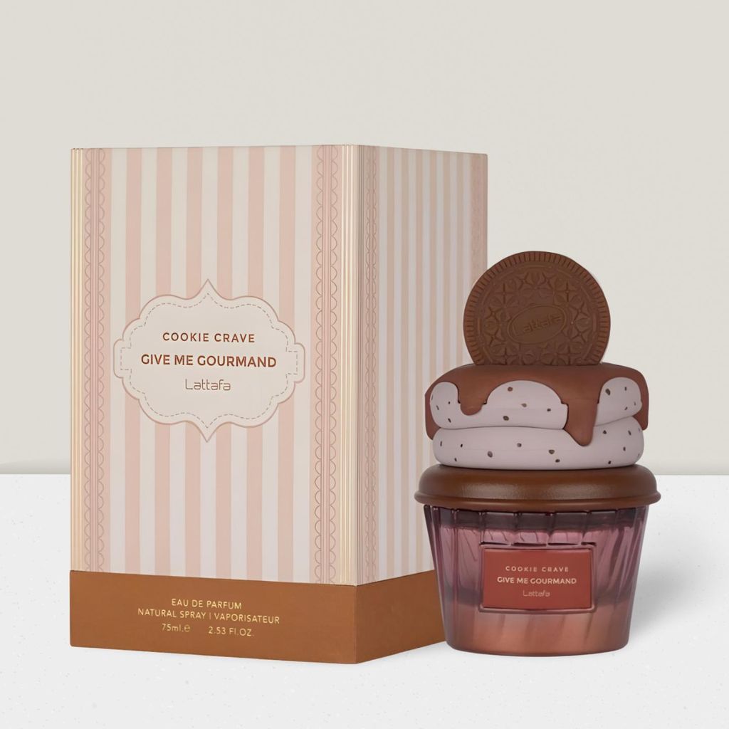 Lattafa/Cookie Crave Give Me Gourmand Eau de Parfum 75 ml Immagine del prodotto 