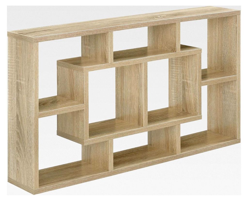 Wandregal in Eichen-Optik 85 x 47,5 x 16 cm Bücherregal Hängeregal Büro