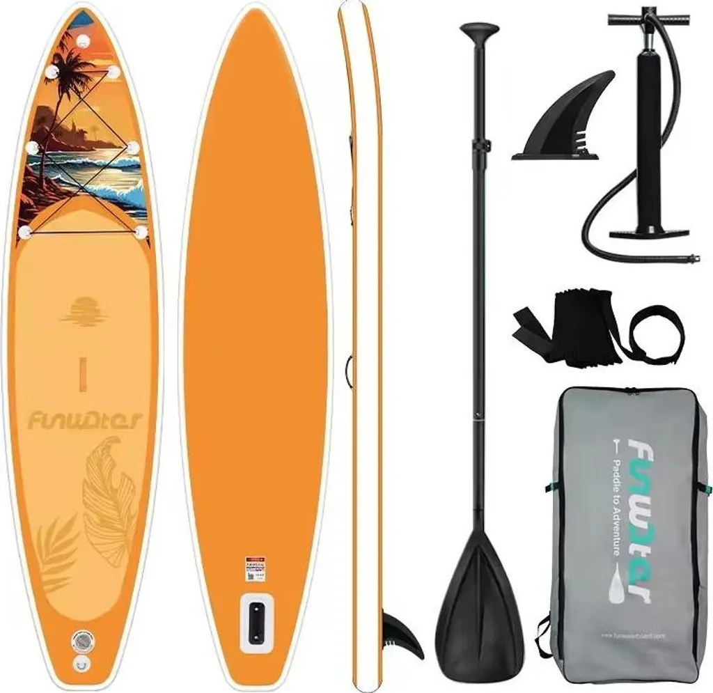 Stand Up Paddle gonflable polyvalent et léger avec pack accessoires