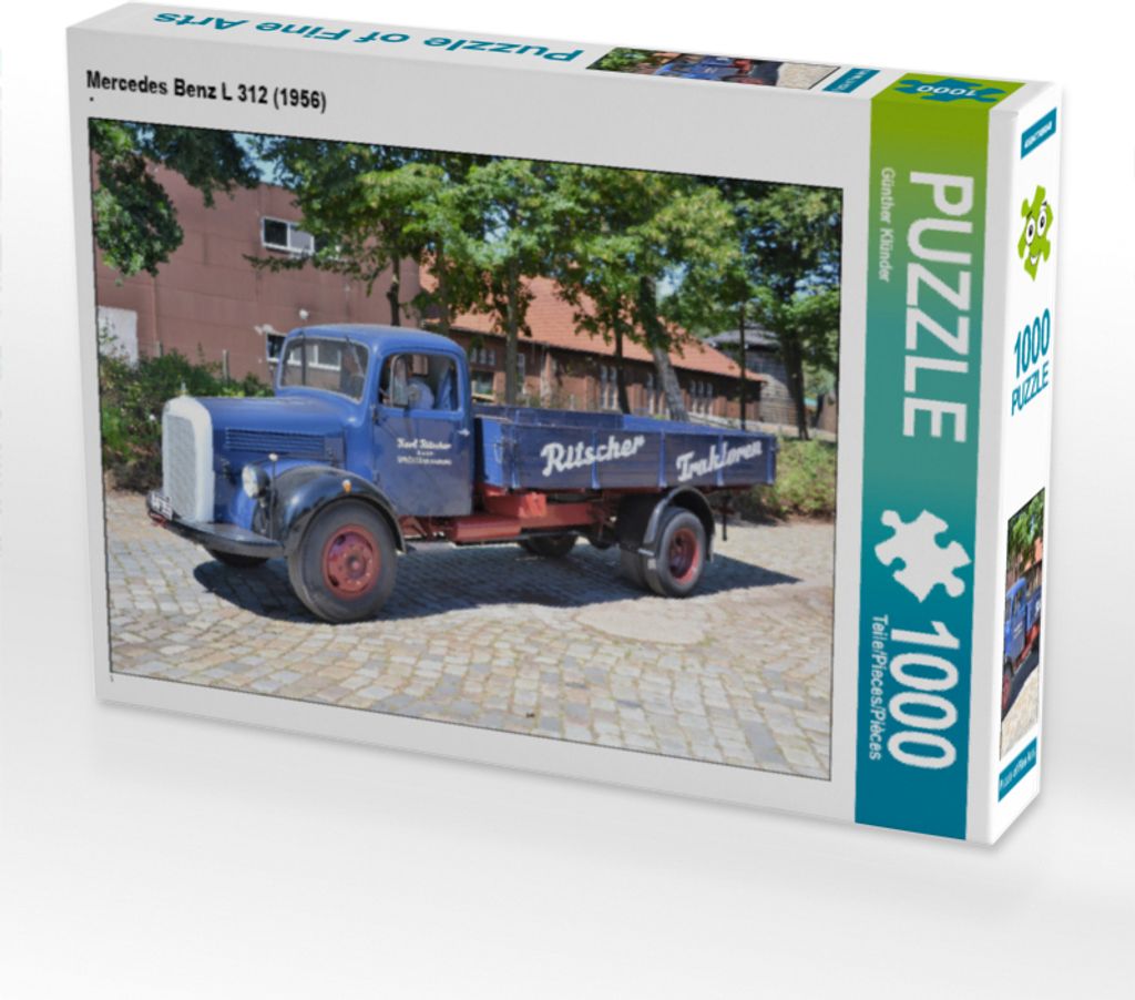 CALVENDO Puzzle Mercedes Benz L 312 (1956) | 1000 Teile Lege-Größe 64x48cm Foto-Puzzle für glückliche Stunden