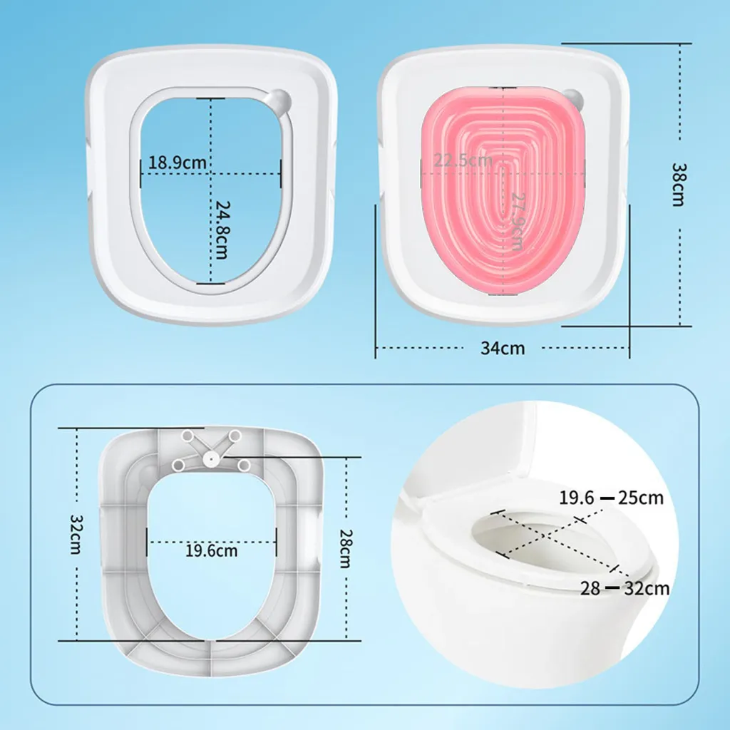 Kit propreté chat ABS haute résistance plateau blanc et insert rose - 4