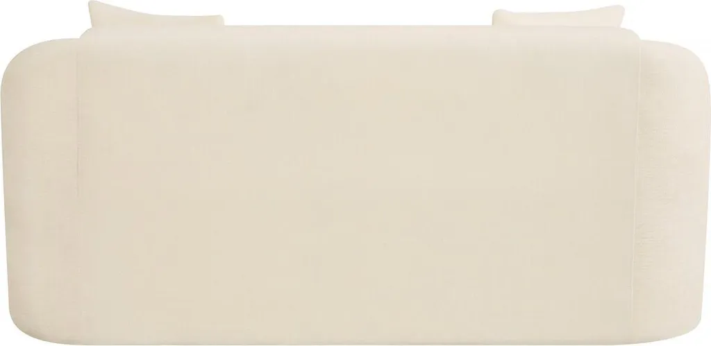 Canapé 2 places Ondine beige - La solution compacte pour petit espace - 4