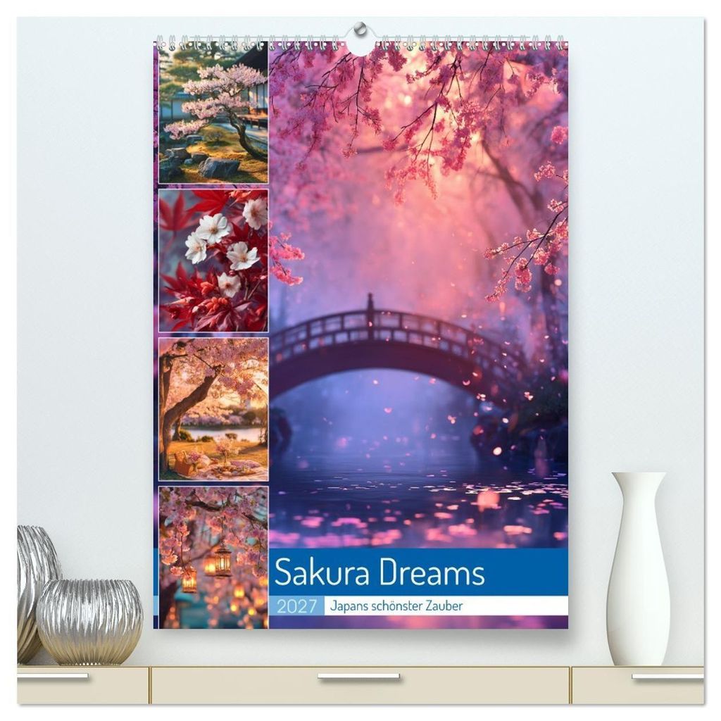 Sakura Dreams (hochwertiger Premium Wandkalender 2027 DIN A2 hoch), Kunstdruck in Hochglanz