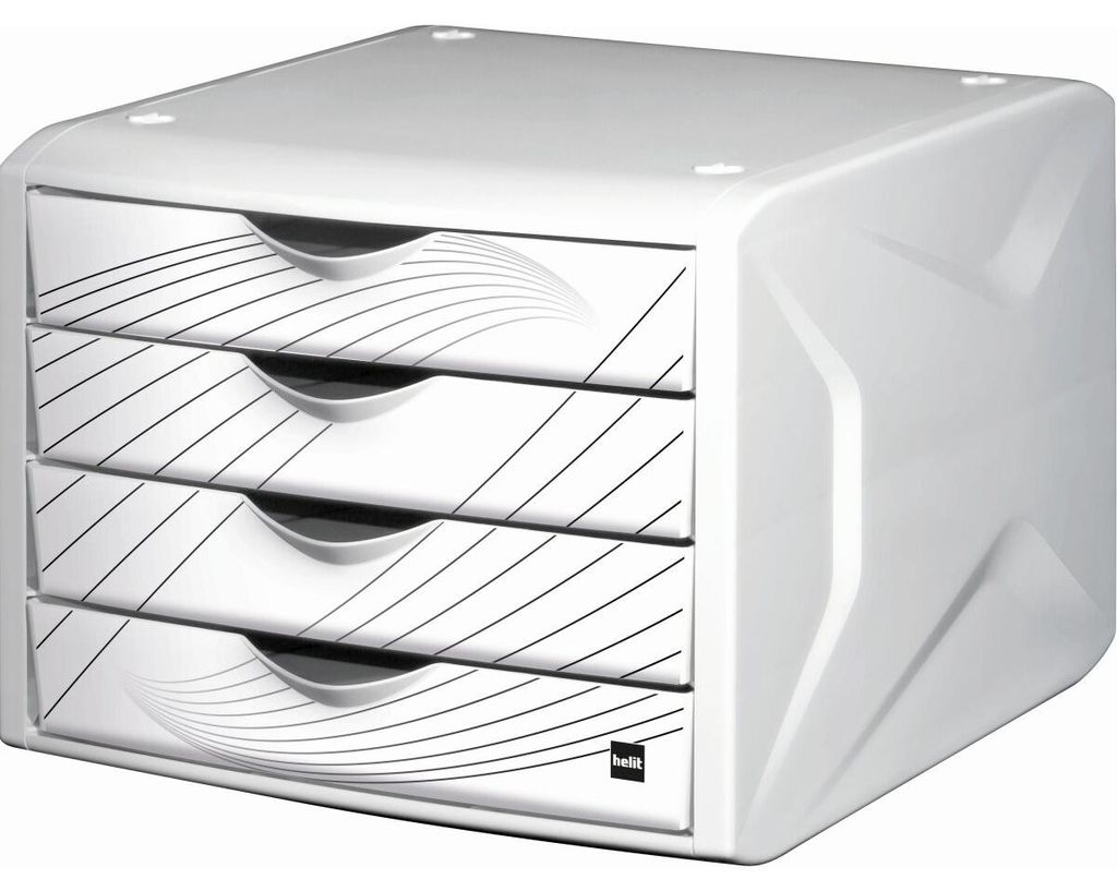 cassettiera helit Chameleon, 4 cassetti, decorazione queen Immagine del prodotto 