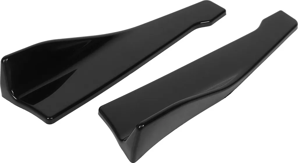 Kit diffuseur arrière universel noir brillant pour personnalisation auto