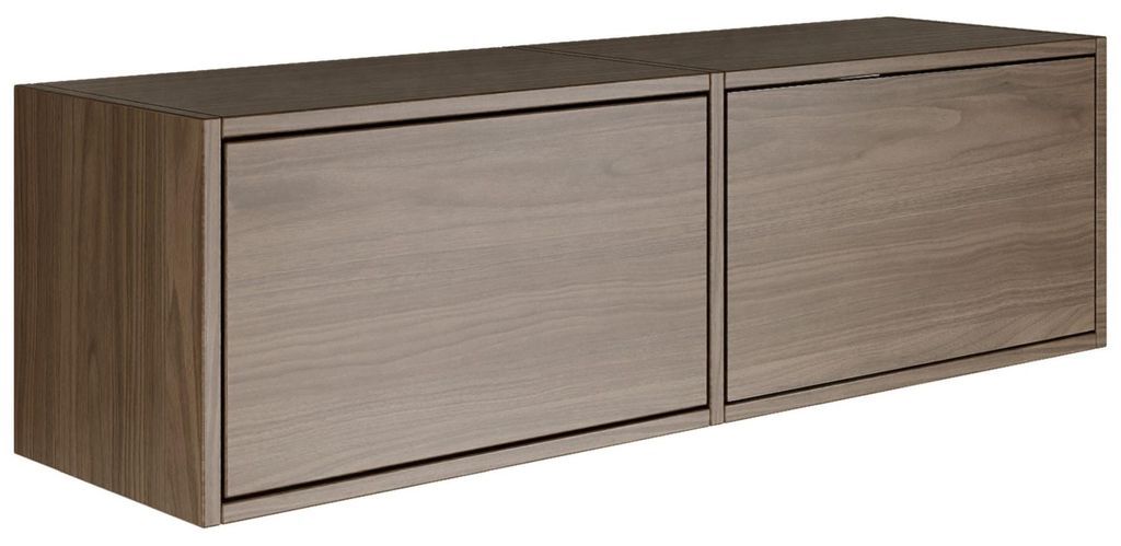 Selsey Framme – hängendes TV-Board mit zwei Klappen, Produktbild 