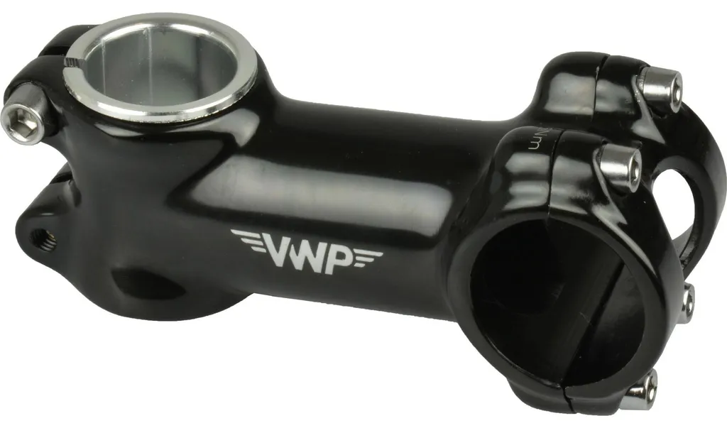 Potence de Vélo Oversized 80 mm Noire VWP Avov pour Guidon 31.8 mm