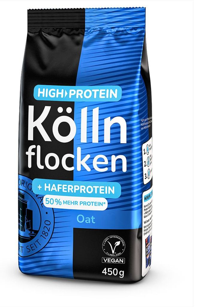 Kölln vysokoproteínové ovsené vločky Kölln, 450 g Obrázok produktu 