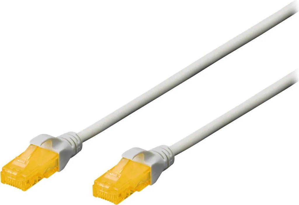 DIGITUS Professional DK-1613-A-005 Cavo patch CAT 6A U-UTP, Cu, LSZH AWG 26/7, lunghezza 0,5 m, colore grigio