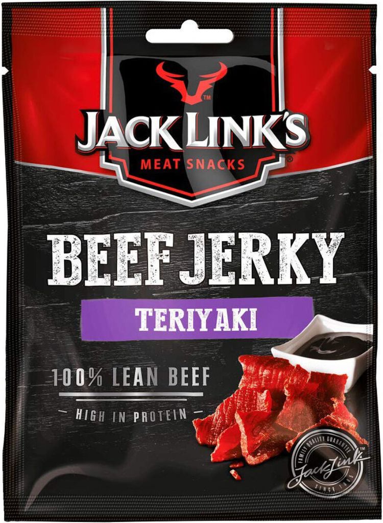 Jack Links Beef Jerky suszona wołowina o smaku teriyaki 25g Zdjęcie produktu 