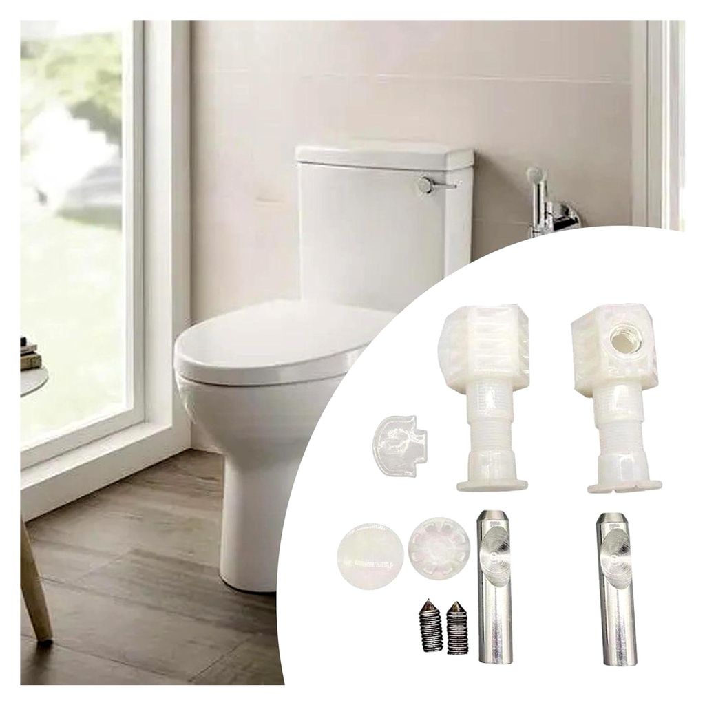 Toilettensitzbolzen, Installationsschraube für das Badezimmer, Reparaturteile für wandhängende Toilettenzubehör-Hardware, strapazierfähig, sei...