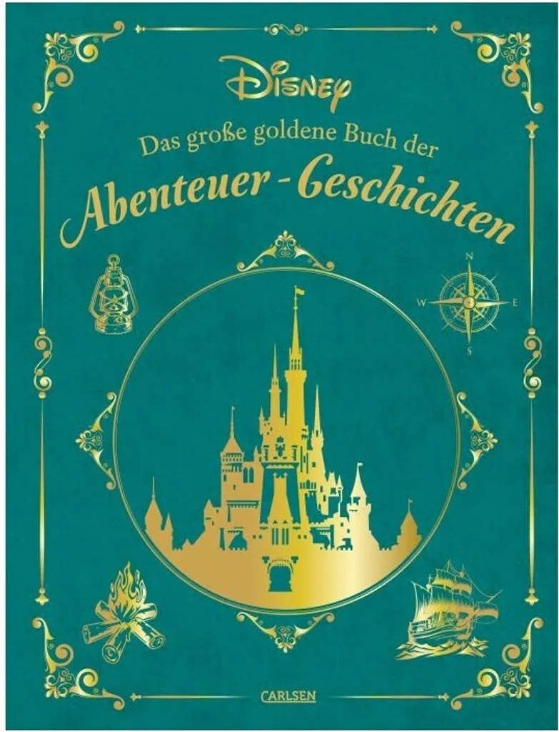 Disney Mon Grand Livre d'Aventures - Album de Collection Relié Doré