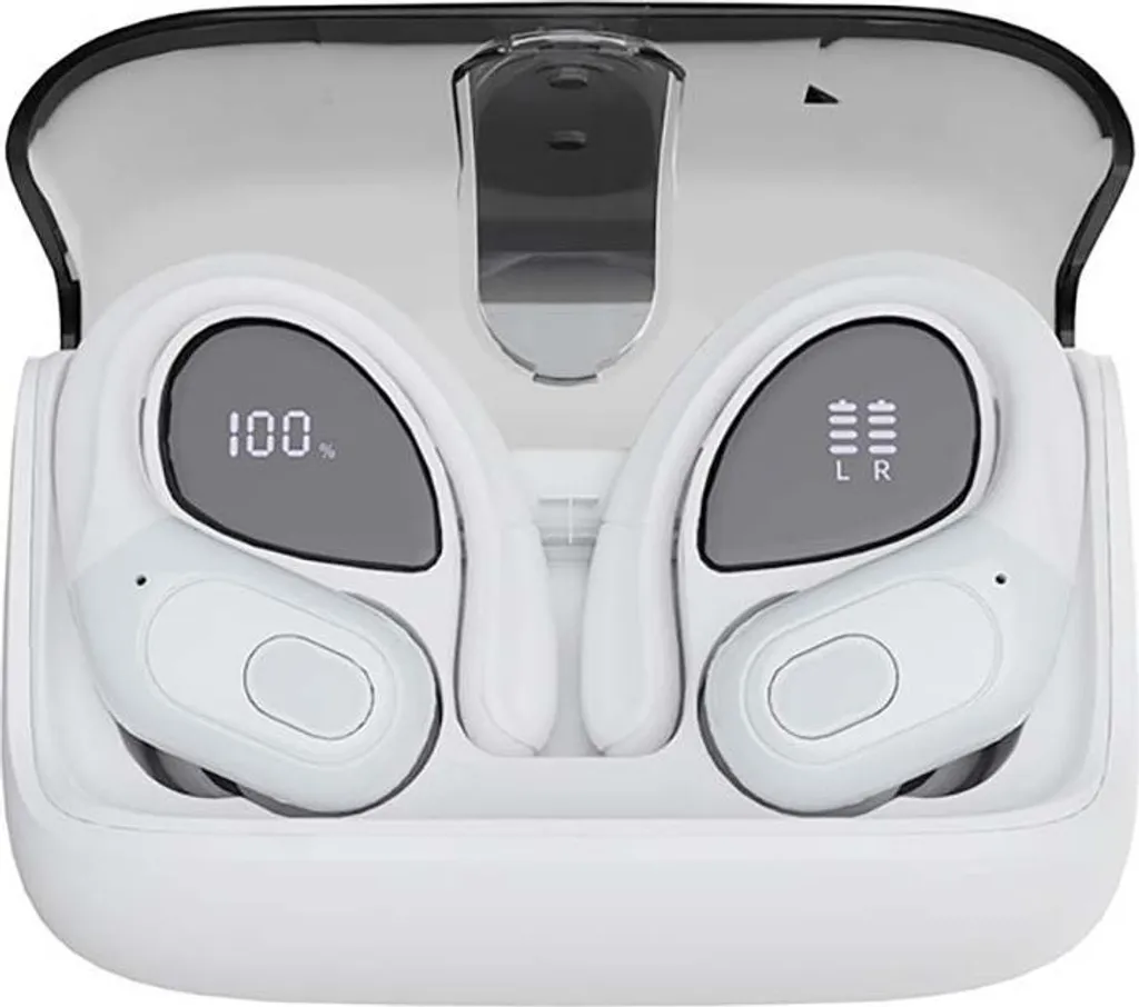 Cuffie Running INF Impermeabili Bianchi: Musica e Sudore senza Limiti