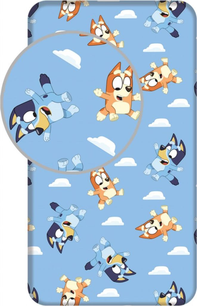 Bettlaken Bluey 004 90x200x25 cm Produktbild 