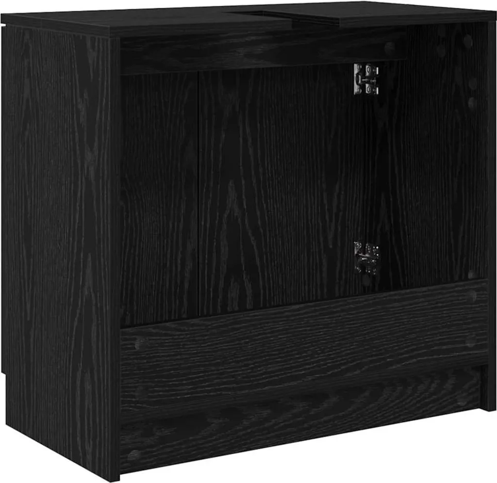 Mobiletto Bagno Rovere Nero 64,5 cm | Crea la tua Spa Personale