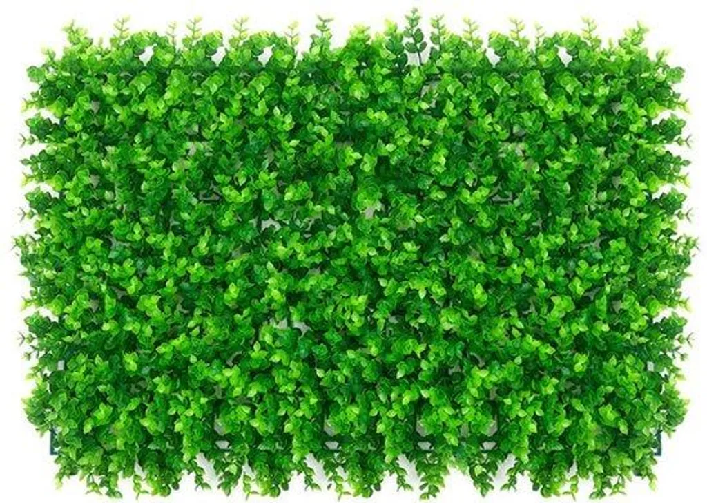 Brise-vue en buis artificiel 1m2 pour décoration de jardin et terrasse