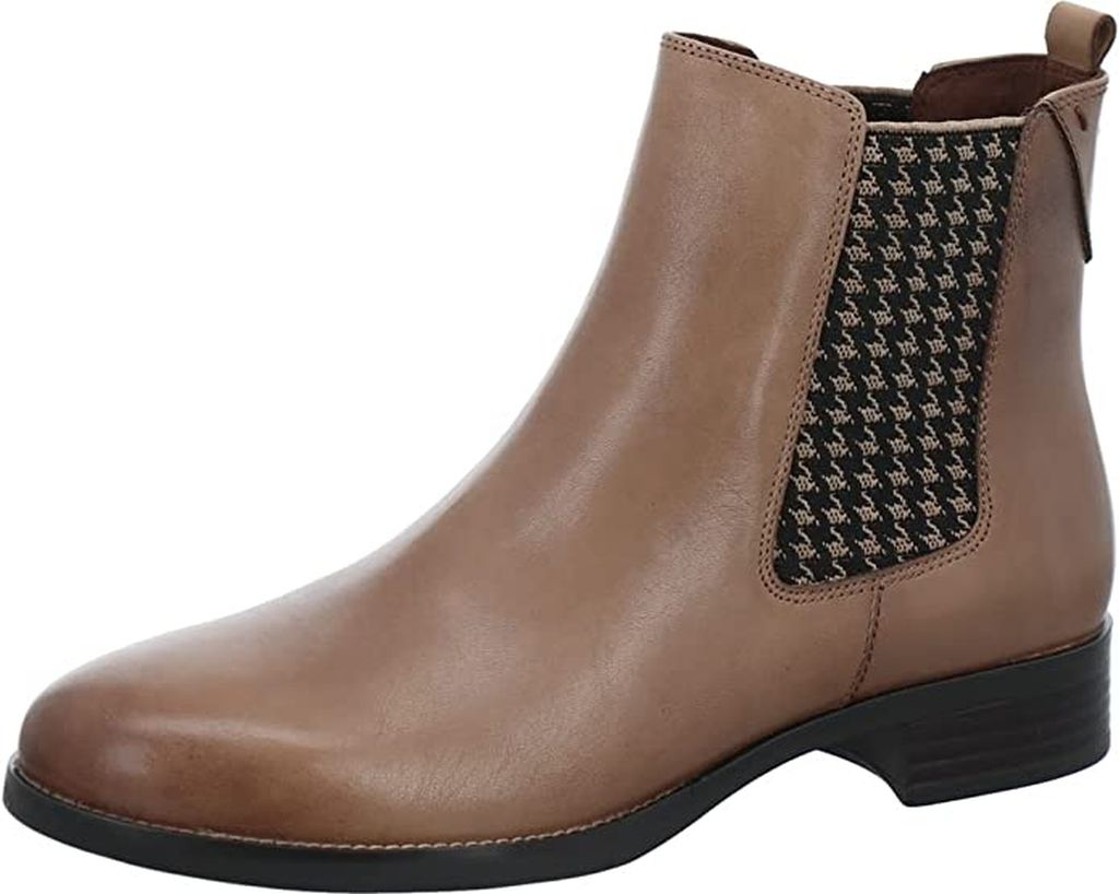 Caprice Chelsea Boots - Braun Glattleder Größe: 38 Normal