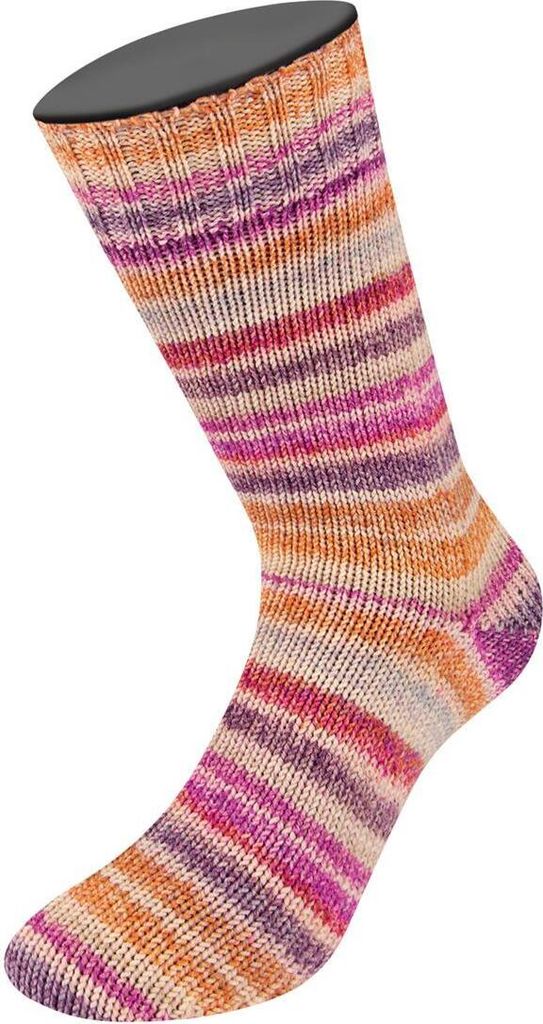 Lana Grossa - Cool Wool 4 Socks Print 7761 rost hellbeige Produktbild 