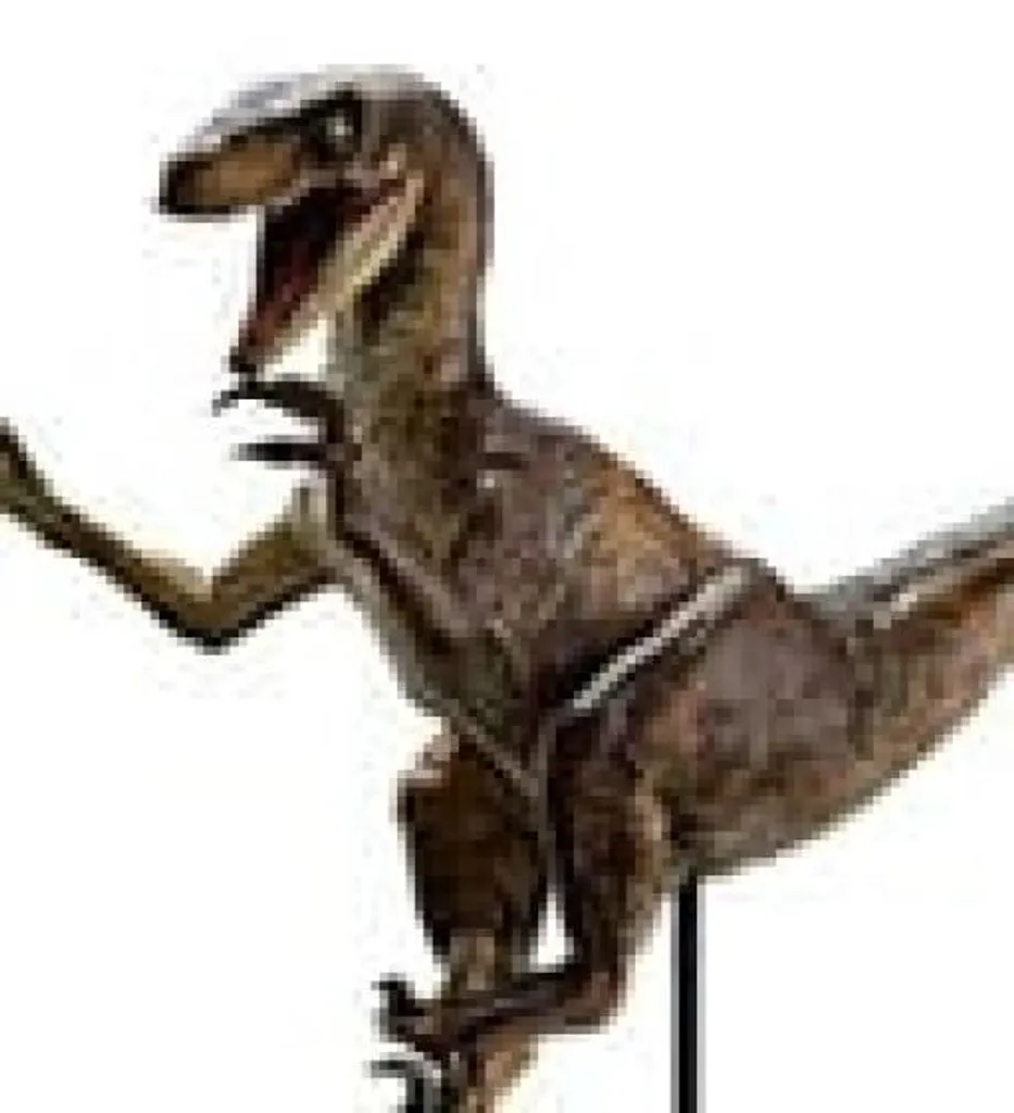 Statue Velociraptor deco geek pour vitrine Jurassic Park 1/10 21cm - 20