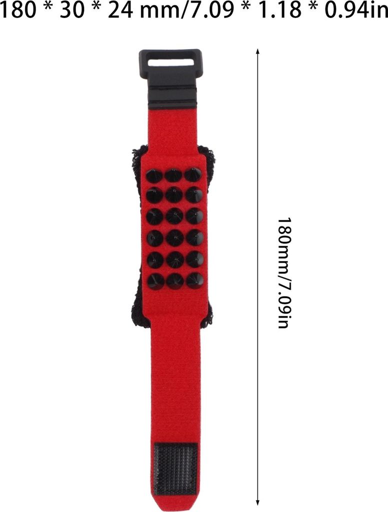 18 cm Gitarrensaiten-Dämpfer-Ausrüstung, Griffbrett-Dämpfungswickel, Punk-Stil, Dämpfer-Dämpfer für 6-Saiter