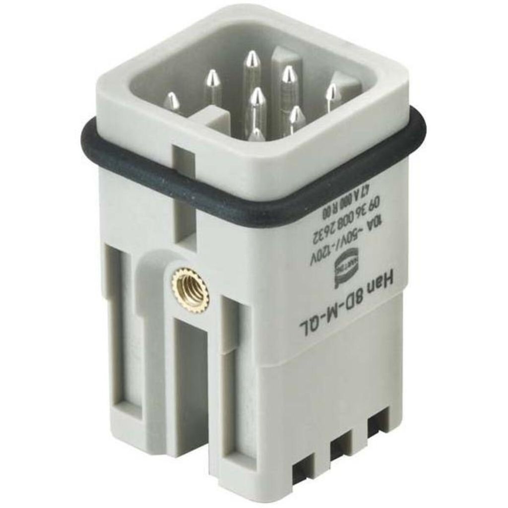 HARTING Han 8D Stifteinsatz (M) Quick-Lock-Anschluss, 8-polig AC 50V / DC 120V, 10A - 1 Stück
