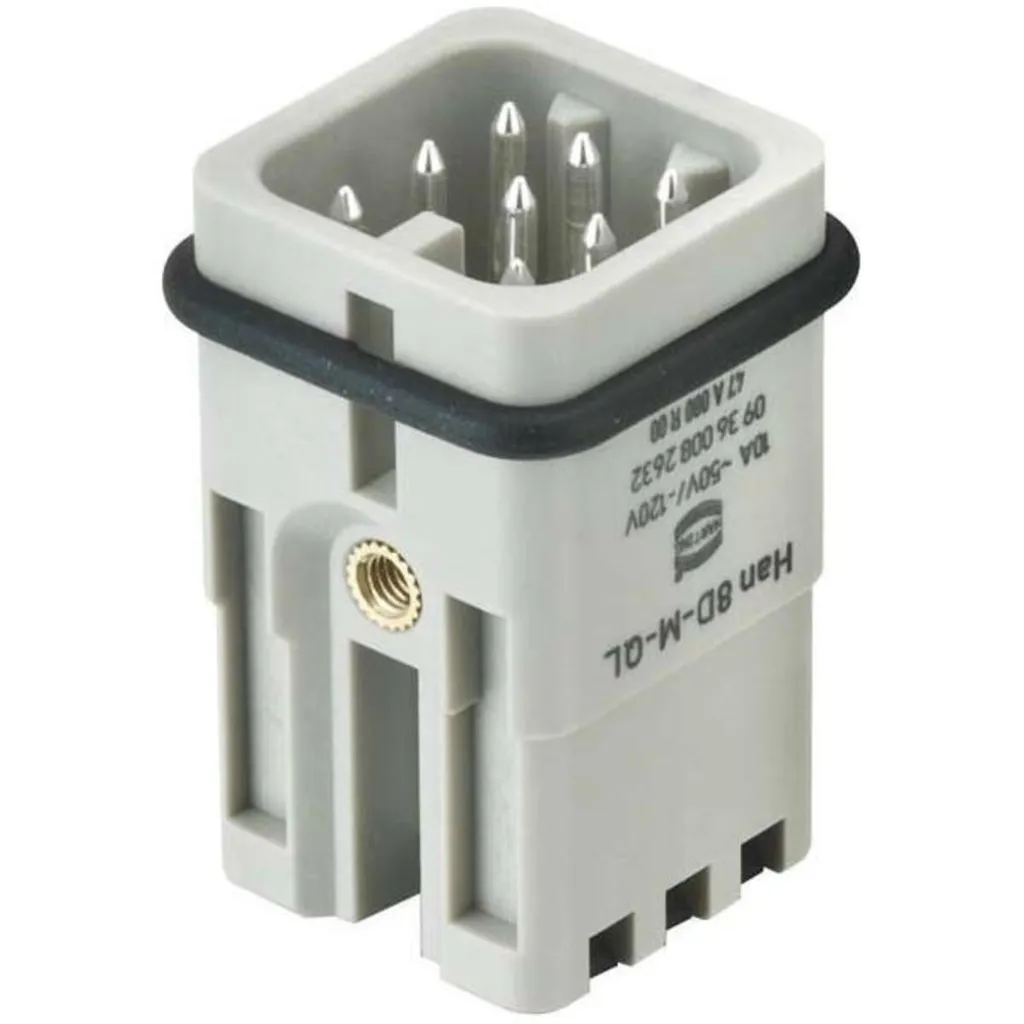 Insert mâle Han 8D-M Quick Lock 0,3-1,5mm² Harting 09360082632