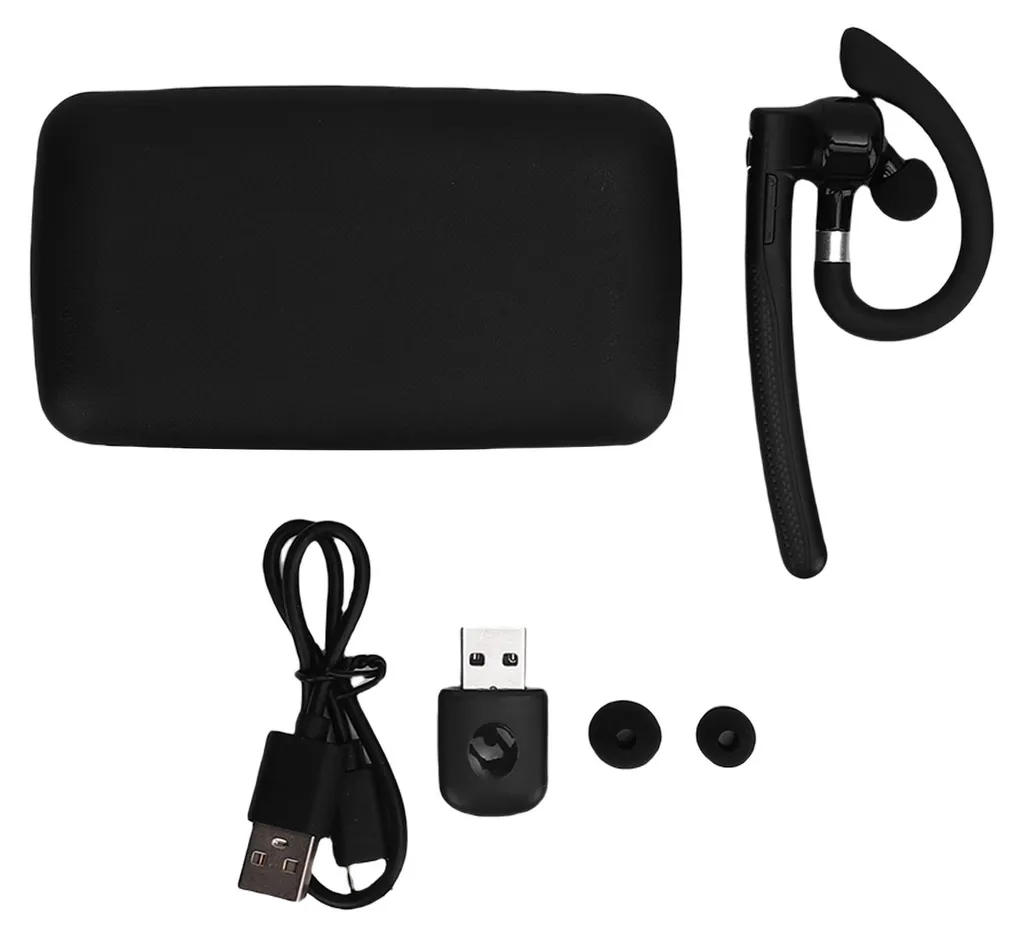 Casque Bluetooth pour Appels Longue Durée Oreillette Pro Double Micro