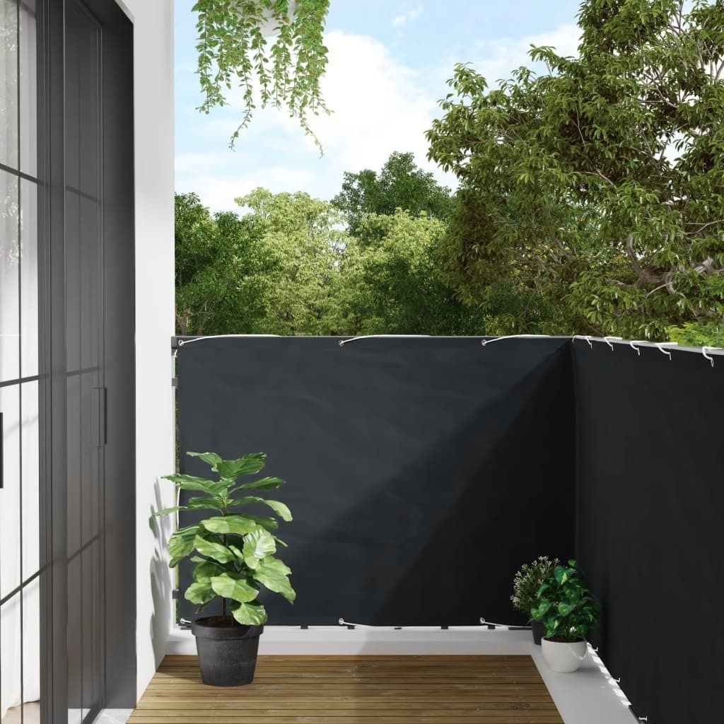Balkon-Sichtschutz Anthrazit 120x600 cm Oxford-Gewebe , Markisen Design 2024