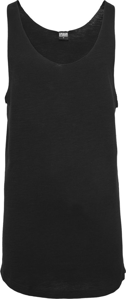 Urban Classics Tank-Top Herren Long Shaped Open Edge Loose Tank schwarz L