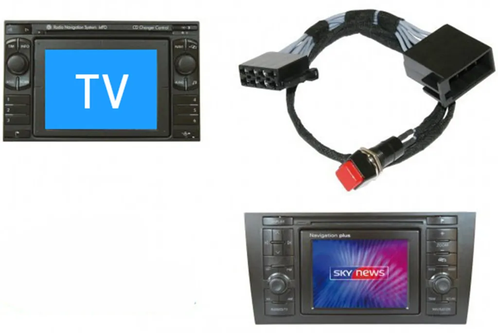 Sblocco TV DVD Kufatec Originale per VW Audi MFD RNS-D Navi Plus