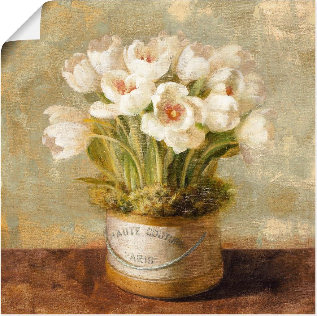 ARTland Poster Tulpen Größe: 40x40 cm