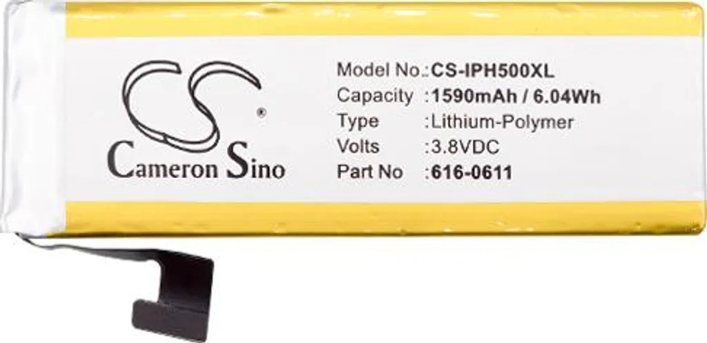 Batterie Haute Capacité pour iPhone 5 - Compatible A1428 A1429 Techtek - 4