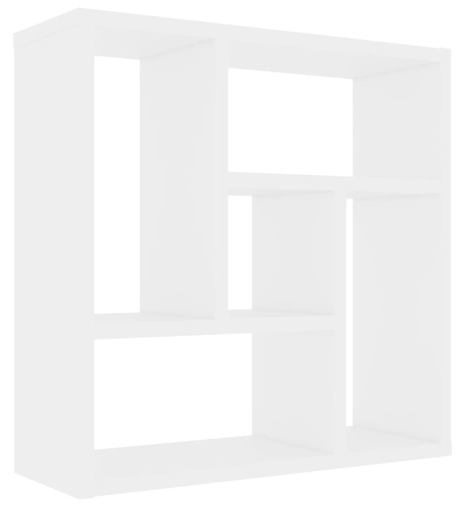 vidaXL Nástěnná polička, bílá, 45x16x45 cm, materiál: Obrázek produktu 