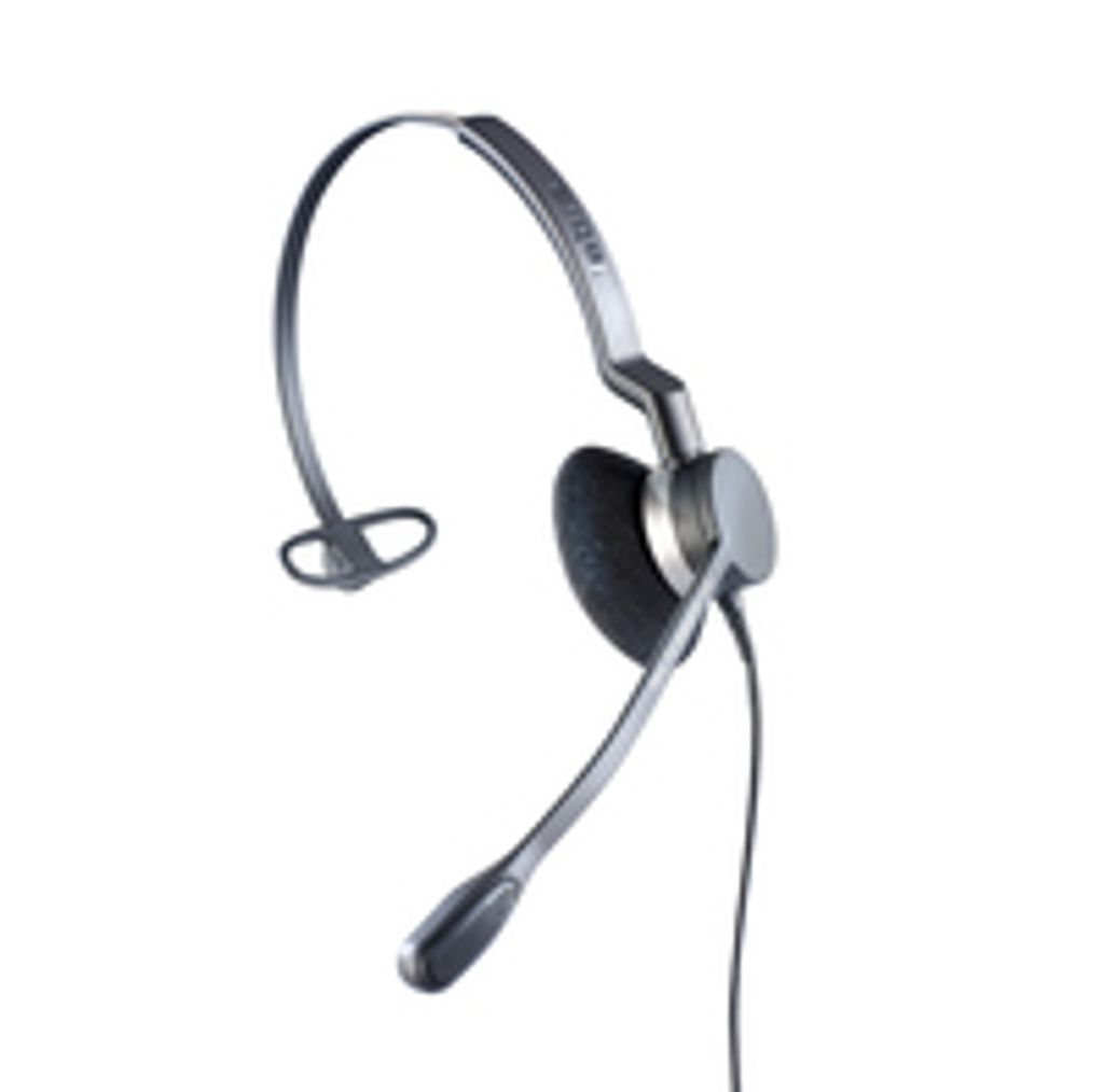 AGFEO Headset 2300 - Kopfhörer - Kopfband - Büro/Callcenter - Silber - Monophon - Verkabelt