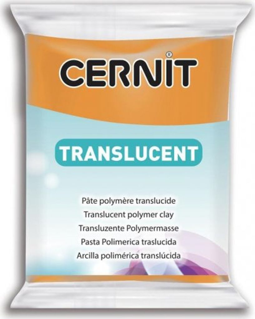 Cernit Polymer Clay Translucent Polymerová hmota Orange 56 Obrázek produktu 