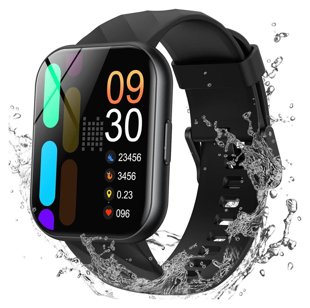 5ATM Wasserdicht Schwimmuhr, 1.8" HD Bildschirm Fitnessuhr Produktbild 