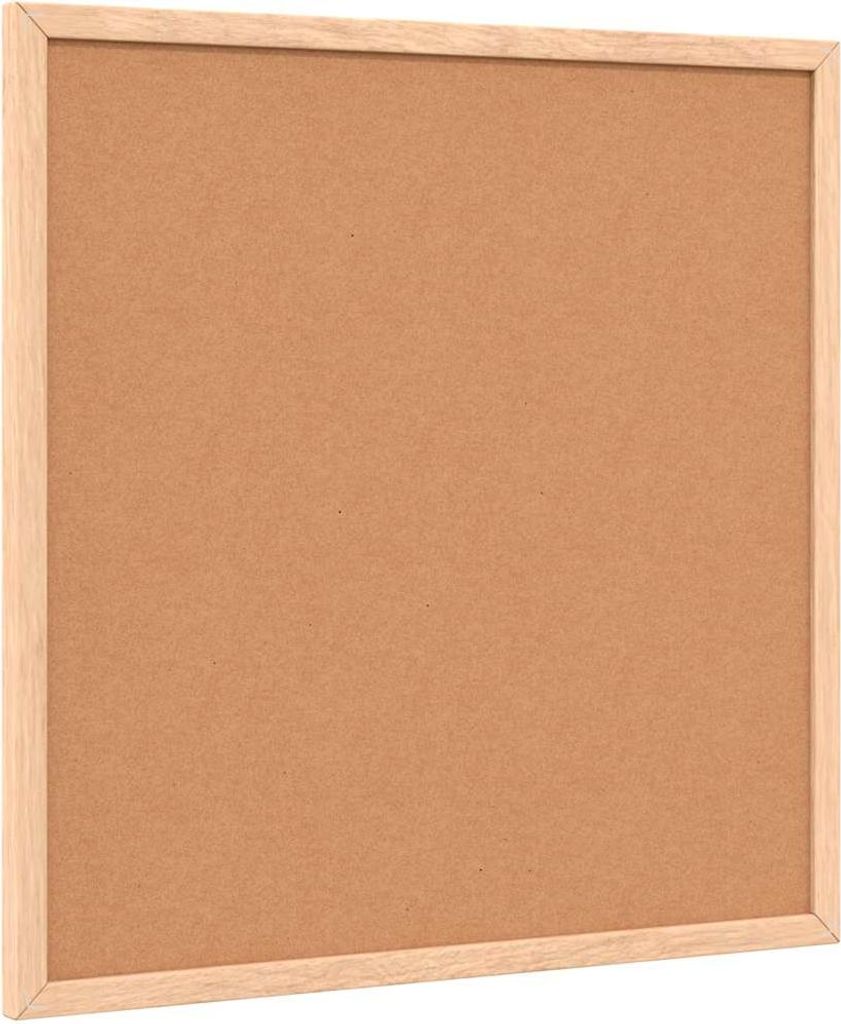 vidaXL Korktafel mit massivem Kiefernholzrahmen 40x40 cm Produktbild 