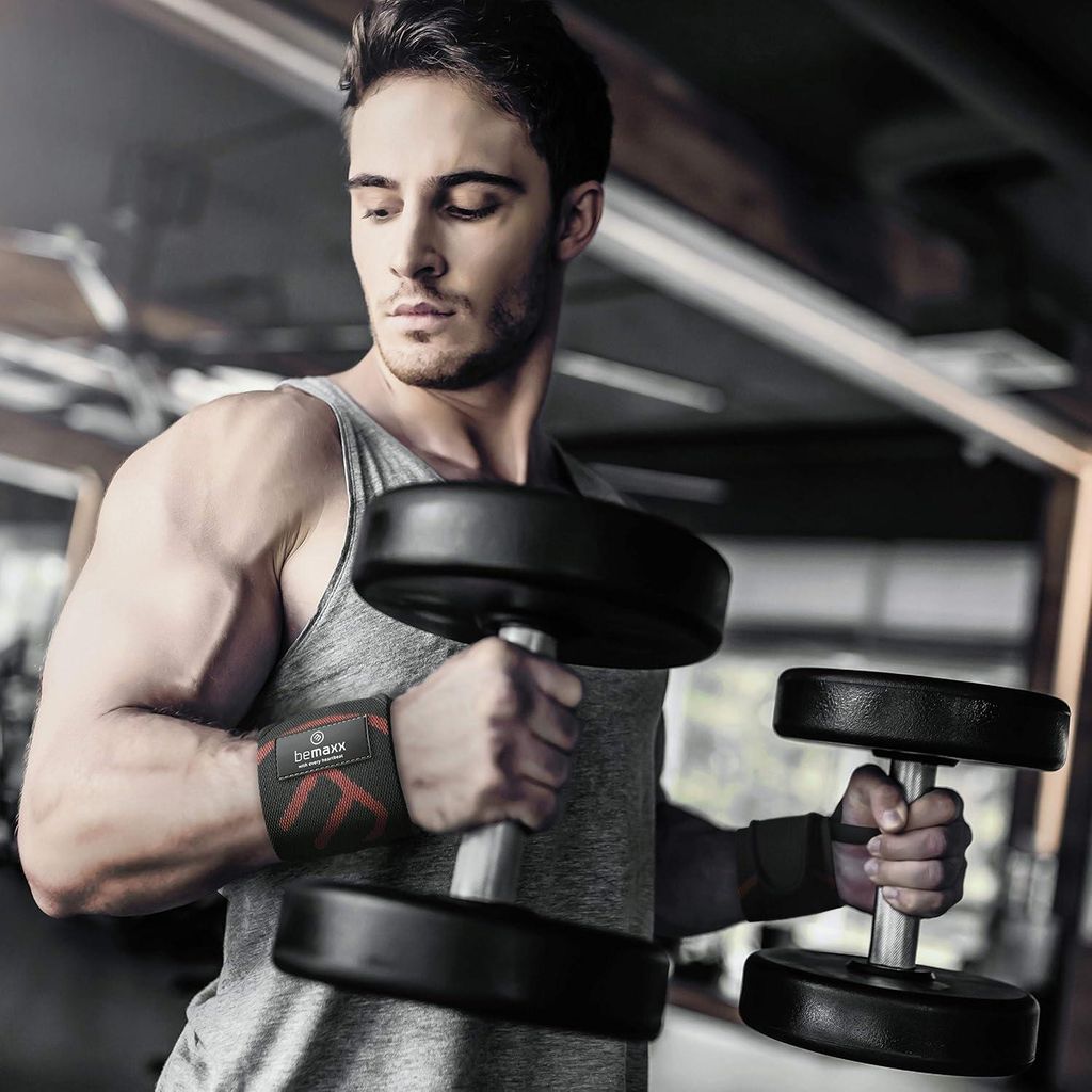Handgelenkbandagen für Fitness | Handgelenkstütze Krafttraining & Bodybuilding | Unterstützung bei schweren Gewichten