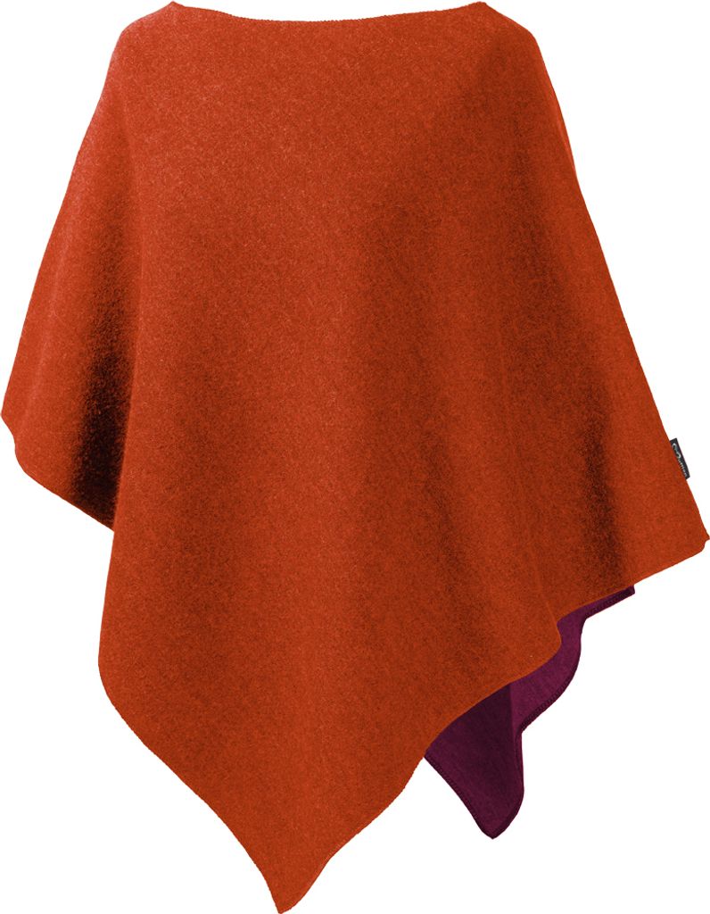 Mufflon Mu-Extra Poncho terra/berry one size