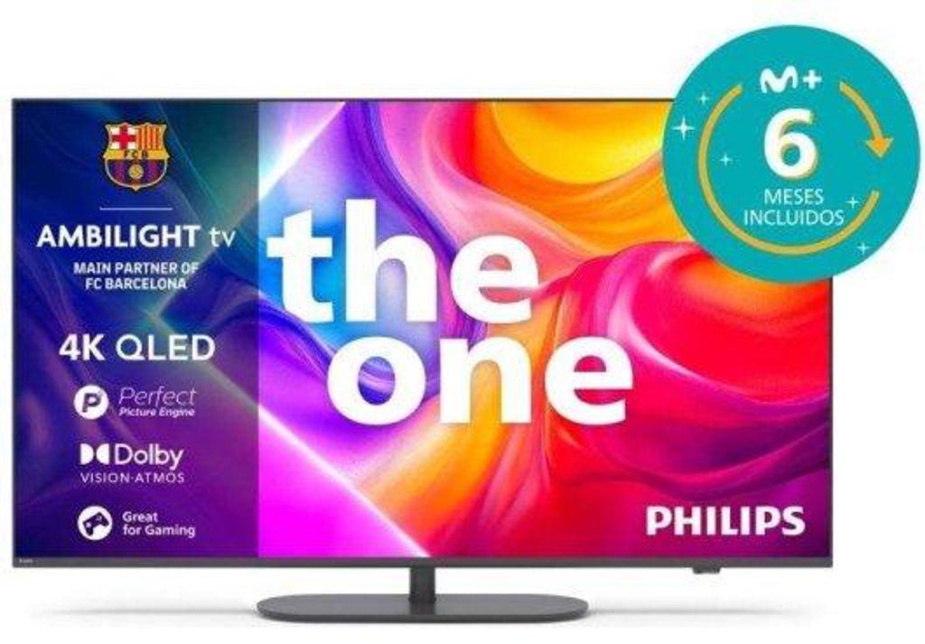Philips The One Ambilight QLED 43" 43PUS9010 UltraHD 4K Dolby Vision Dolby Atmos Titan OS