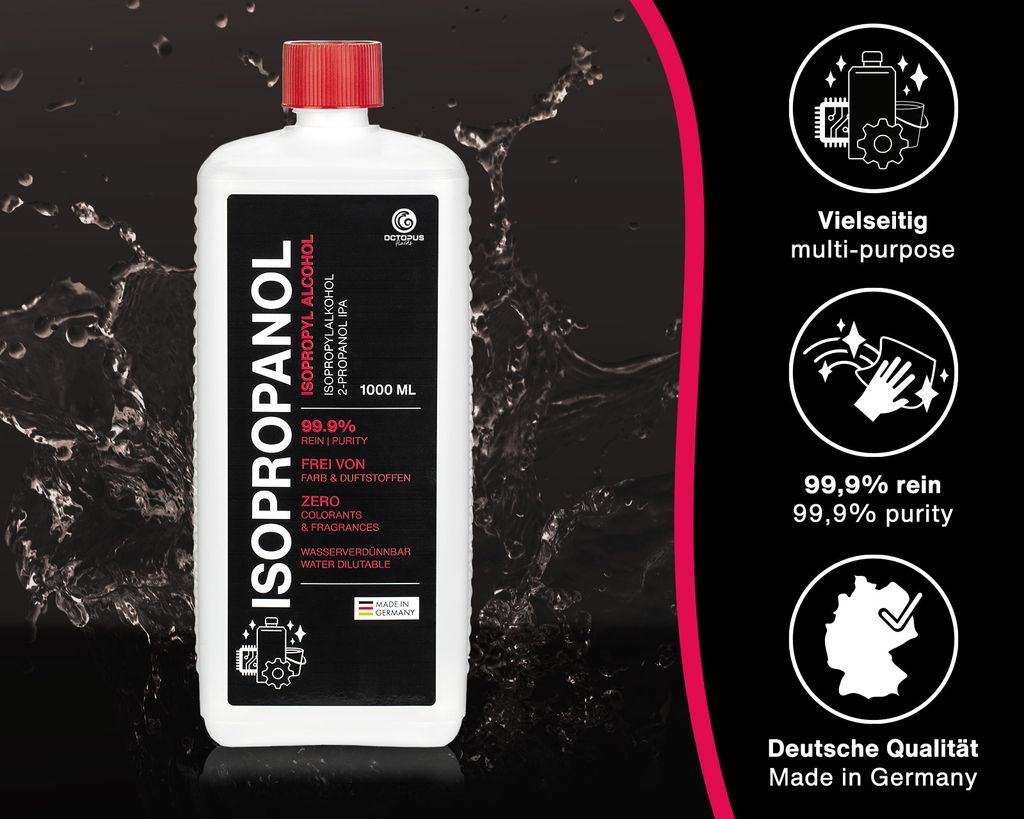 ROBBYROB Isopropanol, Reinigungsalkohol 1 Liter - Flasche kaufen 1 Liter -  Flasche