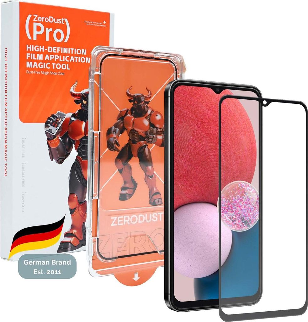 Cadorabo Panzer Schutz Glas für Samsung Galaxy A13 4G Schutzfolie in Ultra-Klar Hüllen freundlich - Gehärtetes (Tempered) Glas Dipslayschutz Fol...