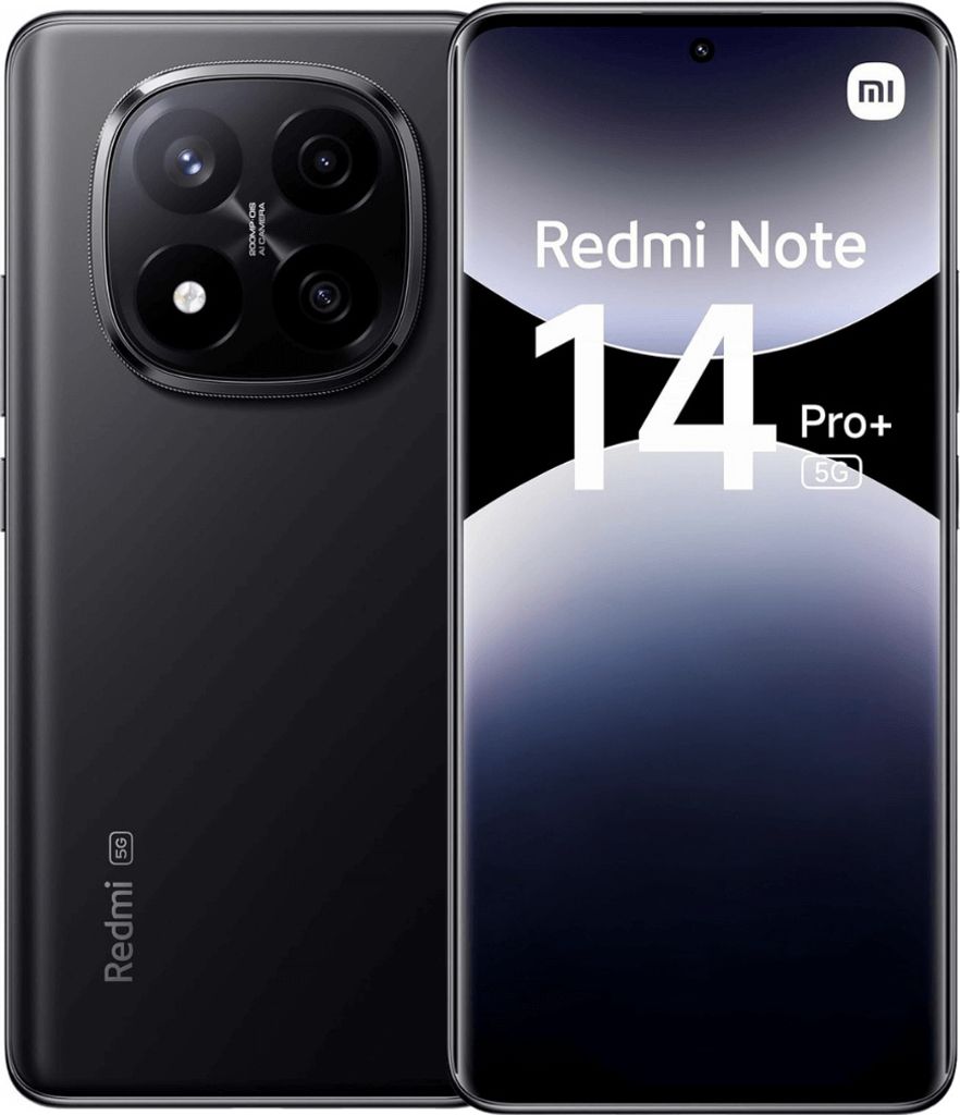 Xiaomi Redmi Note 14 Pro+ 5G 512GB Midnight Black Produktbild 