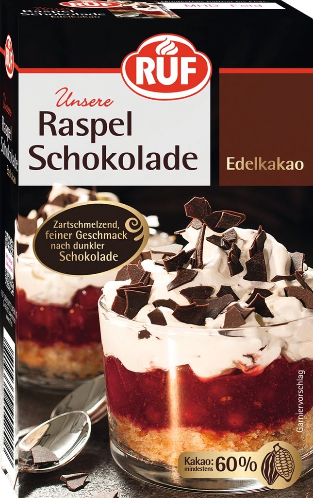 RUF Raspel Schokolade Edelkakao