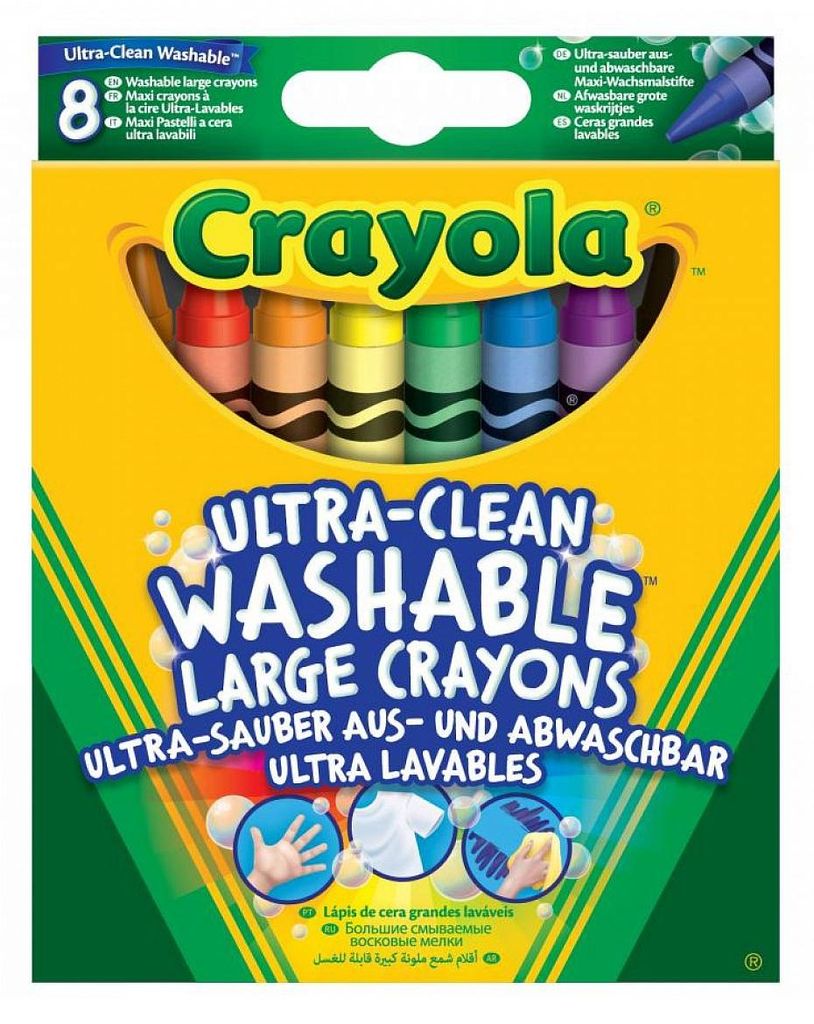 Crayola - Caras maxi lavables, paquete de 8 Imagen del producto 