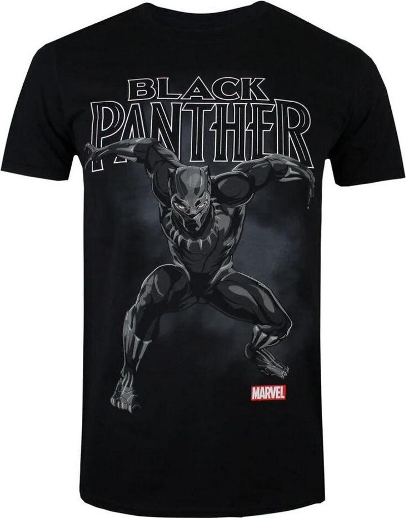 Black Panther - "Strike" T-Shirt für Herren TV468 (M) (Schwarz)