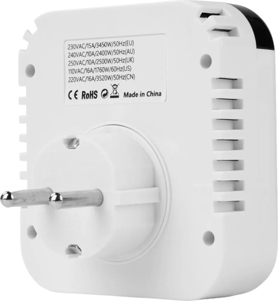Prise intelligente avec thermostat programmable WiFi et commande vocale - 8