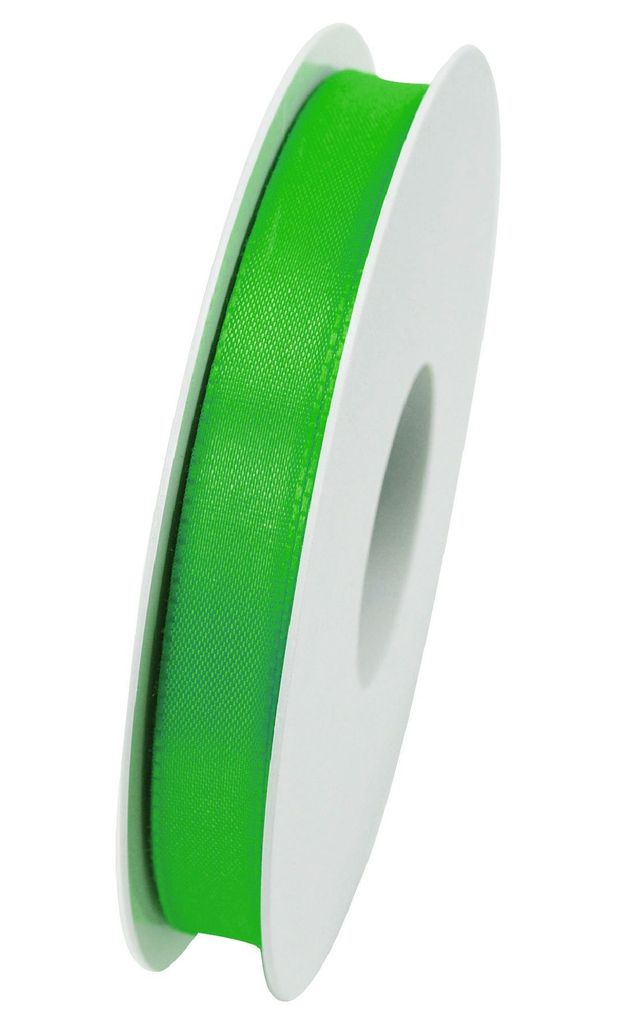 Taftband I Breite:15 mm I Länge:50 Meter hellgrün Geschenkband I Germany - 0,22 € pro Meter