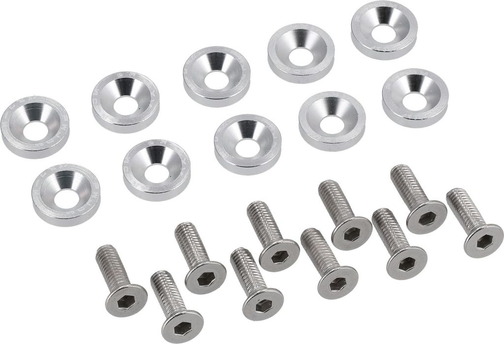 Set: 10x disco svasato CNC M6, alluminio, 6.5x18x4.2mm, Immagine del prodotto 