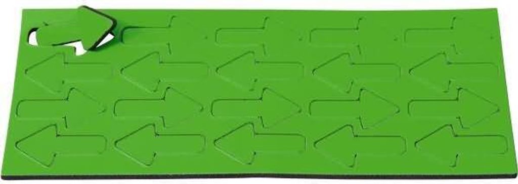 Magnetische Symbole Pfeil 22,5x12mm VE=20 Stück hellgrün